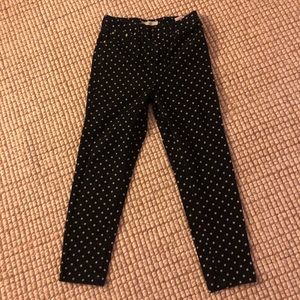 Tophop Mom black & white polka dot jeans